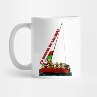 Santa Sailing Mug